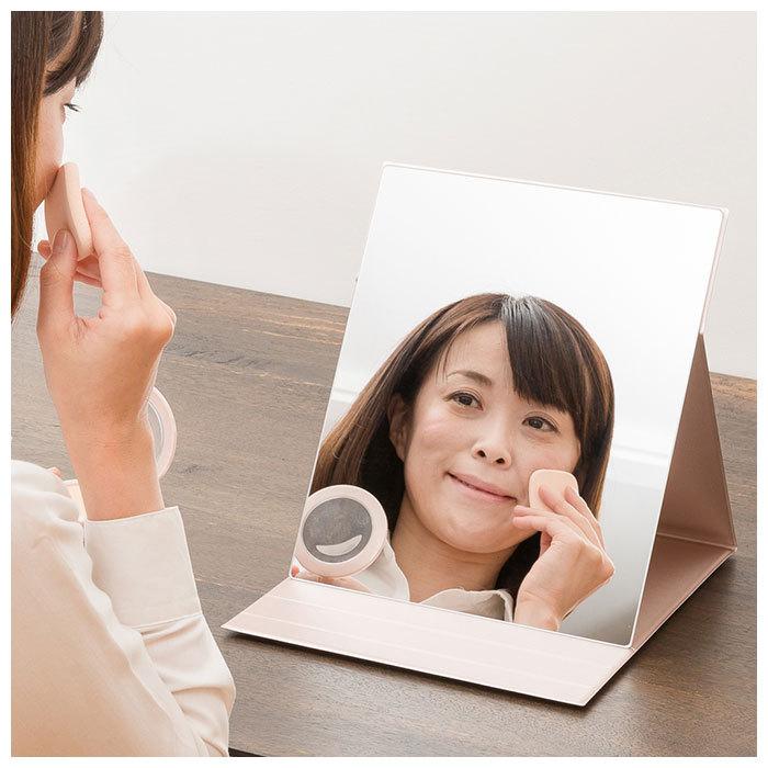 ナピュアミラー 3l 通販 卓上ミラー スタンドミラー ミラー 卓上 折立鏡 コンパクトミラー 折立ミラー 鏡 かがみ 卓上鏡 プロ仕様 メイク ナピュアミラー |  | 05