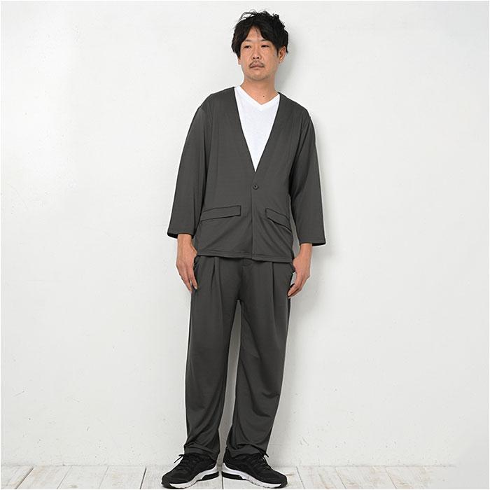 高撥水 通販高撥水 メンズ ルームウェア セットアップ 上下 普段着 ゆったり カジュアルスーツ カジュアル 撥水 超撥水 しわになりにくい 上下セット  高撥水 | ブランド登録なし