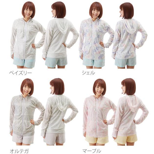 ラッシュガード パーカー 長袖 レディース uv 通販 指穴付き フード おしゃれ ジップアップ 水陸両用 UV対策 紫外線対策 日焼け防止 uvカット ロング |  | 13