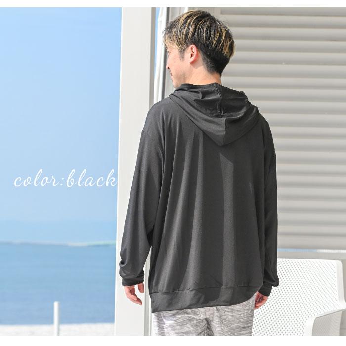 ラッシュガード レディース 長袖 通販 メンズ パーカー プルオーバー 男女兼用 ユニセックス 無地 シンプル UVカット 紫外線対策 UPF50+ ラッシュガード |  | 11