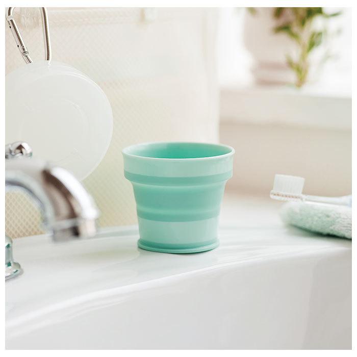 折りたたみ 通販折りたたみ コップ 折り畳み 携帯 抗菌 持ち運び コンパクト ケース付き おくすり うがい 日本製 学校 オフィス アウトドア 子供 折りたたみ | ブランド登録なし | 02