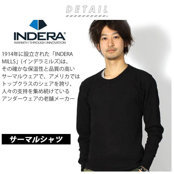 上下セット メンズ 通販 ロンt  ブランド 肌着 長袖 アンダーウェア インナーウェア ロングパンツ レギンス インデラミルズ サーマル サーマルシャツ 上下セット |  | 05