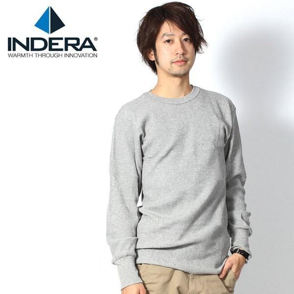 インデラミルズ サーマル 100%コットン インデラ INDERA Tシャツ 定番 ロング サーマル | 