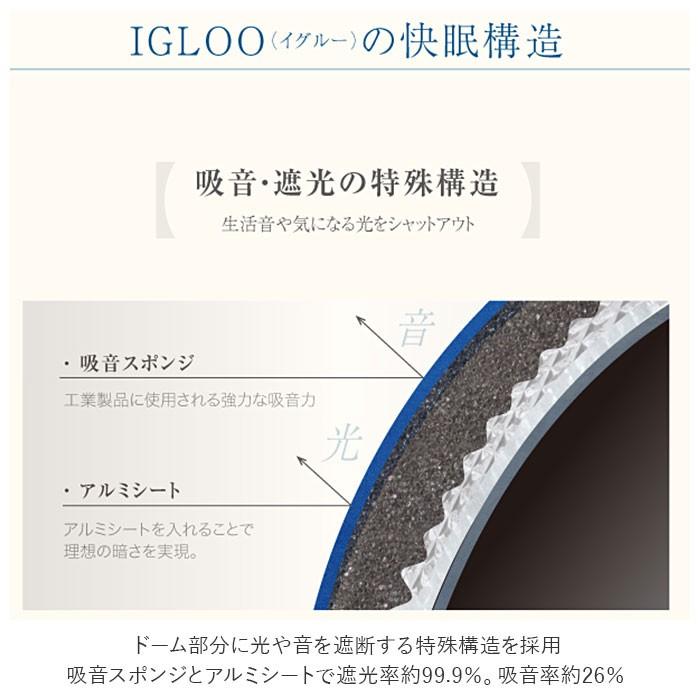 安眠グッズ 通販 かぶって寝るまくら IGLOO 快眠ドーム 快眠グッズ 安眠 快眠 昼寝 睡眠 枕 まくら うたたね枕 防音 吸音 閉塞感 ドーム 遮光 安心感 安眠グッズ | PROIDEA | 07