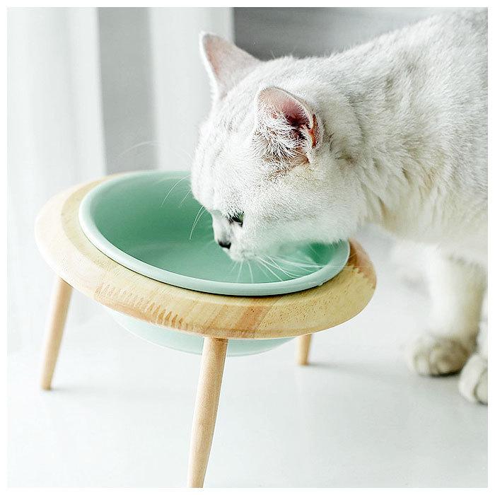 爆買い新作 フードボウル 高さがある 通販 猫 犬 木製 陶器 高さ調整 フードボール フードスタンド 食器スタンド 食事台 食器台 ご飯台 エサ台 おしゃれ かわいい2 271円 Whitesforracialequity Org