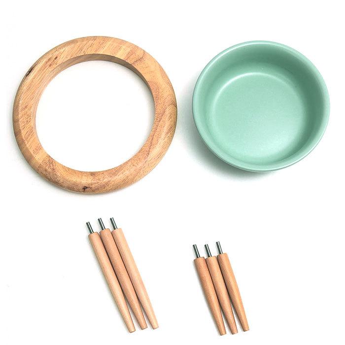 フードボウル 高さがある 通販 猫 犬 木製 陶器 高さ調整 フードボール フードスタンド 食器スタンド 食事台 食器台 ご飯台 エサ台 おしゃれ フードボウル |  | 04