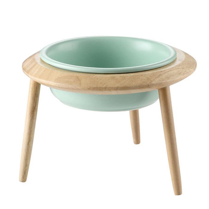フードボウル 高さがある 通販 猫 犬 木製 陶器 高さ調整 フードボール フードスタンド 食器スタンド 食事台 食器台 ご飯台 エサ台 おしゃれ フードボウル |  | 06