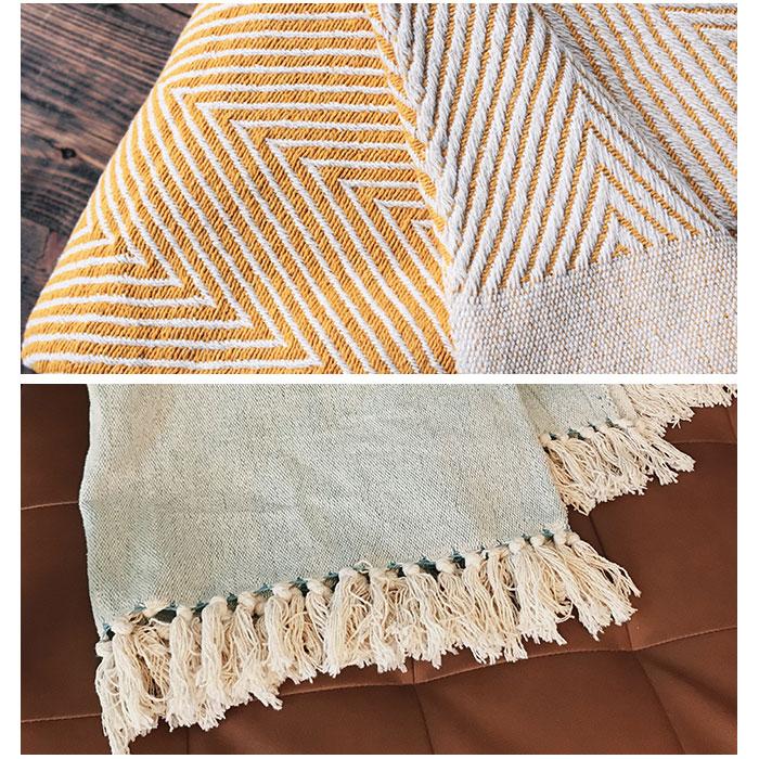 マルチカバー 通販マルチカバー ソファー おしゃれ ベッド 長方形 150 × 225 cm マルチクロス コットン 綿 織り込み 模様 柄 ウェーブ トライバル マルチカバー |  | 20