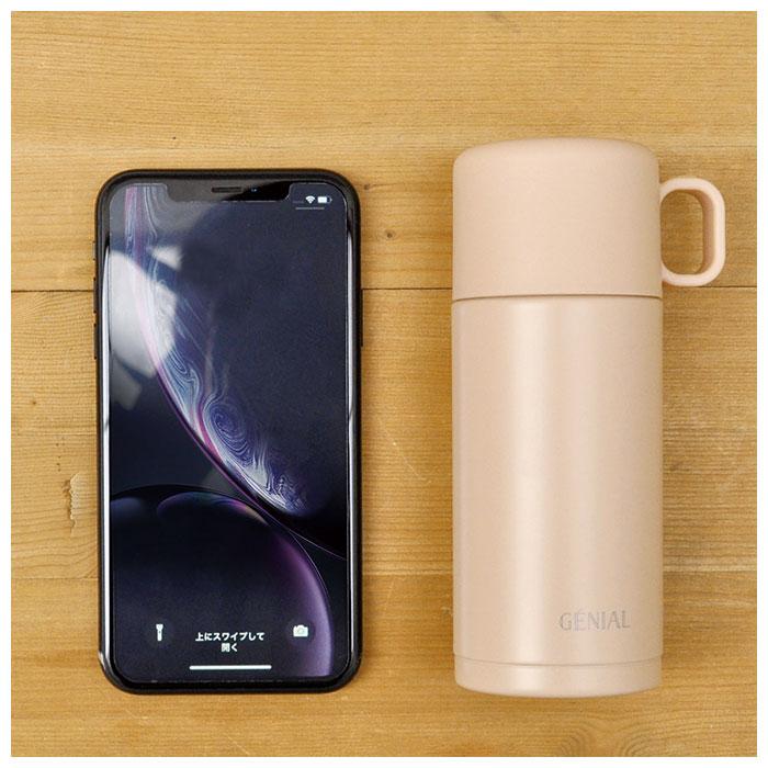 水筒 通販水筒 コップ付き 保温 保冷 200ml 少量 マイボトル 直飲み マグボトル おしゃれ かわいい ミニボトル 小さめ 日用品 母の日 敬老の日 ギフト  水筒 | GENIAL | 03