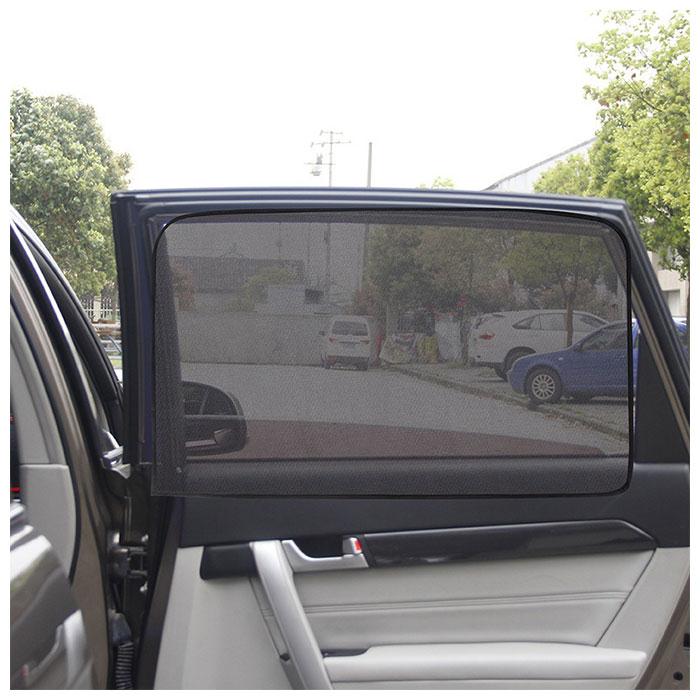 サンシェード 車 通販 1枚 メッシュカーテン カーシェード 遮光 車用カーテン 取り付け 簡単 マグネット式 UVカット 断熱 前部窓 後部窓 日除け サンシェード |  | 02