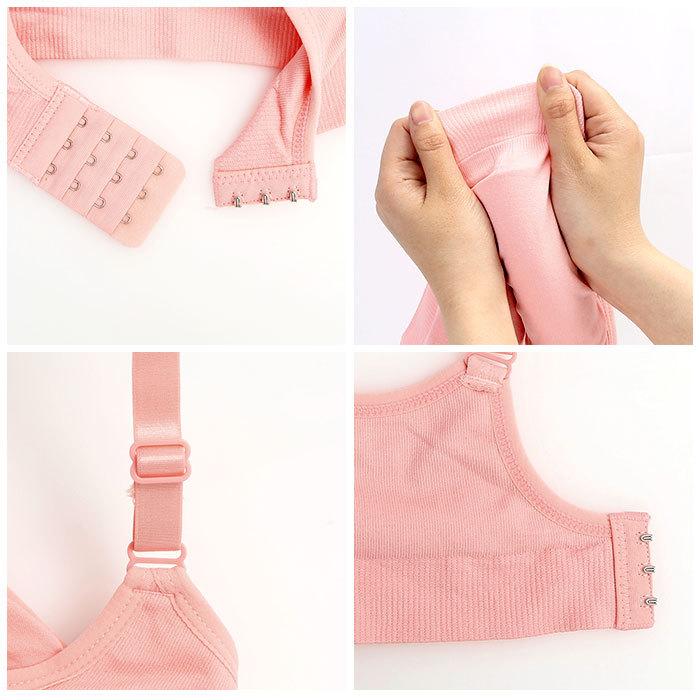 マタニティブラ 通販 授乳ブラ 2点セット 2点 セット 授乳ブラジャー マタニティ ブラ ノンワイヤー レース 授乳用 インナー 下着 産後 高弾性 マタニティブラ | BACKYARD FAMILY | 06