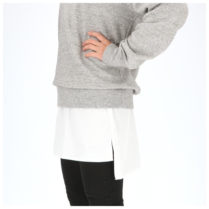 付け裾 通販付け裾 大きいサイズ lサイズ xlサイズ つけすそ おしゃれ かわいい sサイズ mサイズ 秋 秋冬 30代 40代 レディース トレーナー スウェット  付け裾 |  | 04