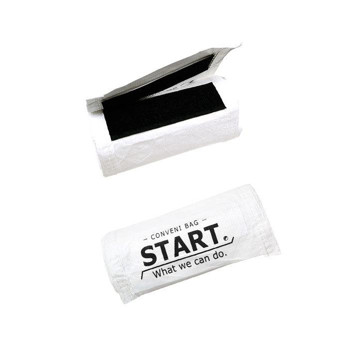 エコバッグ マチ広 弁当 通販 コンビニ レジ袋 小さめ 折りたたみ コンパクト 軽量 軽い メンズ レディース 丈夫 タイベック Tyvek シンプル START エコバッグ | START | 07