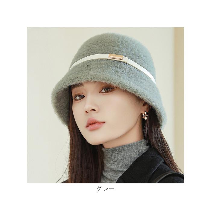 バケットハット 帽子 レディース 通販 ニットハット ニット帽子 バケット レディース帽子 キャップ ファー帽子 洗える 防寒 保温性 暖かい バケットハット | BACKYARD FAMILY | 22