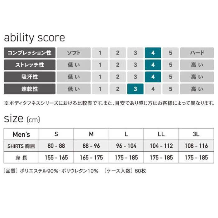 インナー 通販インナー メンズ 長袖 クルーネック 丸首 クルーネックシャツ 防寒 冬 秋冬 BODY TOUGHNESSS ボディタフネス おたふく手袋 インナー | おたふく（手袋） | 08