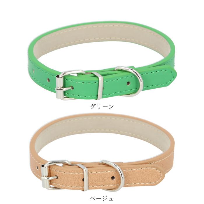 ペット 通販ペット 首輪 おしゃれ 猫 犬 痛くない かわいい 可愛い シンプル ネコ イヌ 小型犬 中型犬 散歩 ペット用品 ペットグッズ PUレザー 合皮 革 | BACKYARD FAMILY | 29