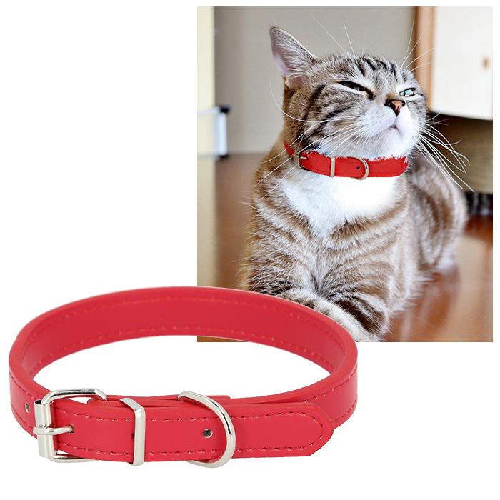 ペット 通販ペット 首輪 おしゃれ 猫 犬 痛くない かわいい 可愛い シンプル ネコ イヌ 小型犬 中型犬 散歩 ペット用品 ペットグッズ PUレザー 合皮 革 | BACKYARD FAMILY | 18