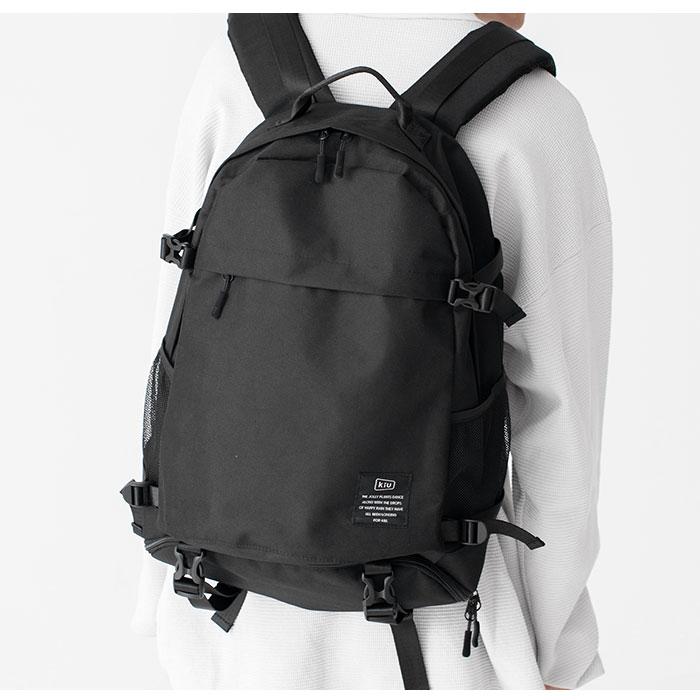 kiu バッグ 通販 リュック 大容量 メンズ レディース 通学 通勤 a4 撥水 はっ水 おしゃれ シンプル 社会人 学生 中学生 高校生 600D 丈夫 シューズ収納 | KiU | 11