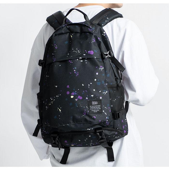 kiu バッグ 通販 リュック 大容量 メンズ レディース 通学 通勤 a4 撥水 はっ水 おしゃれ シンプル 社会人 学生 中学生 高校生 600D 丈夫 シューズ収納 | KiU | 13