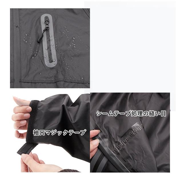レインコート レディース おしゃれ 通販 自転車 アウトドア カーキ ゴルフ メンズ ブラック ネイビー ピンク 自転車通学 自転車通勤 カッパ 合羽 レインコート |  | 12