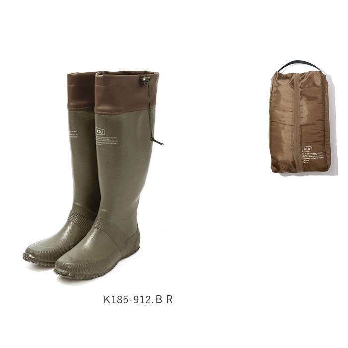 レインブーツ 通販レインブーツ ロング レディース メンズ おしゃれ 長靴 かわいい シンプル KiU キウ 無地 ロゴ 蒸れにくい 疲れにくい レインブーツ | KiU | 14