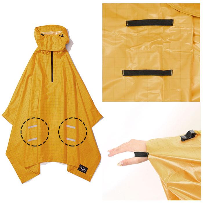 kiu 通販kiu レイン コート ポンチョ キウ k203 レインコート レディース メンズ おしゃれ 撥水 はっ水 自転車 通学 通勤 アウトドア リュック対応 | KiU | 14