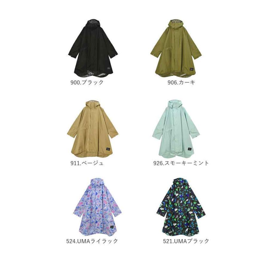 kiu キウ レインコート ポンチョ 通販 ポンチョスリーブ レインポンチョ 雨具 雨合羽 かっぱ 合羽 カッパ フルジップアップ フード ハイネック ポケット | KiU | 32