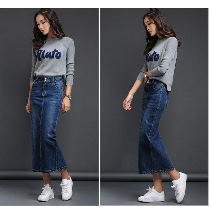 デニムスカート 通販デニムスカート ロング マキシ丈 デニムロングスカート スリットスカート タイトスカート ペンシルスカート ハイウエスト デニムスカート | ブランド登録なし | 07