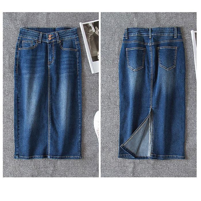 デニムスカート 通販デニムスカート ロング マキシ丈 デニムロングスカート スリットスカート タイトスカート ペンシルスカート ハイウエスト デニムスカート | ブランド登録なし | 08
