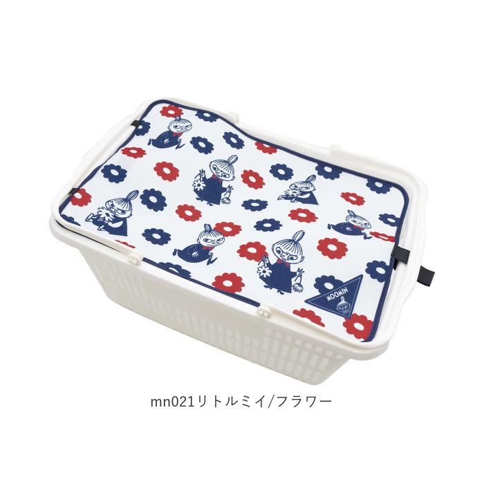 レジカゴ カバー 売り込み 通販 レジかごカバー キャラクター グッズ ムーミン リトルミイ マイバスケット マイバッグ おしゃれ ふた 軽量 かご 買い物かご はっ水