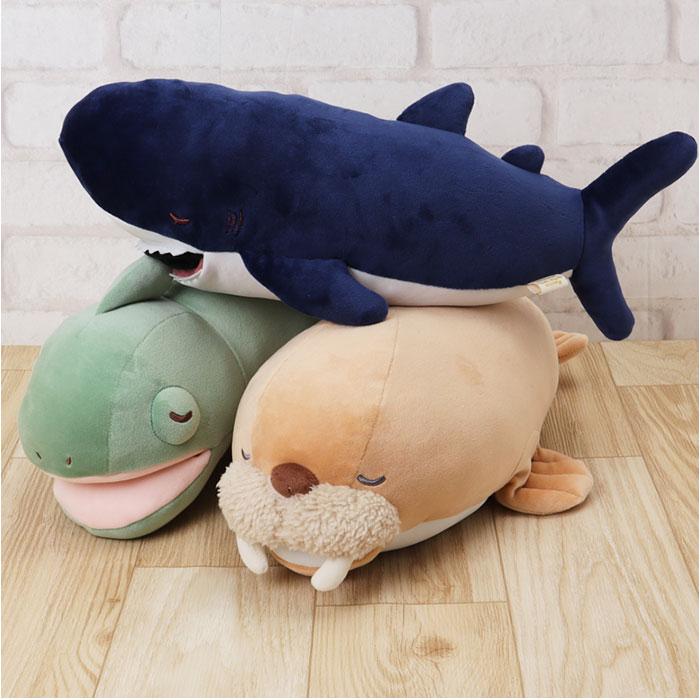 ねむねむ 抱き枕 プレミアム S 抱きまくら ぬいぐるみ クール抱きまくら Sサイズ ひんやり 冷感 動物 アニマル ピロー 枕 もちもち ふわふわ お昼寝 リラックス | LivHeart | 19