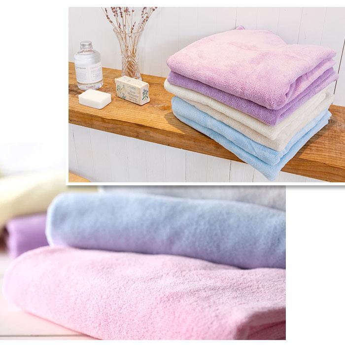 バスタオル 厚手 3枚セット 通販 吸水タオル 速乾タオル マイクロファイバー carari カラリ おしゃれ シンプル 無地 吸水 速乾 ふわふわ ふかふか バスタオル | カラリ | 03