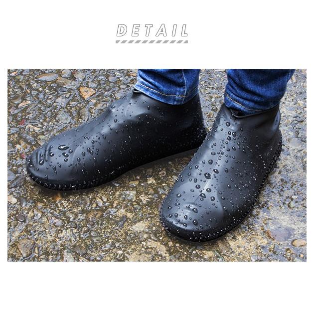 シューズカバー 防水 通販 雨 防風 ロードバイク レディース メンズ オーバーシューズ 革靴 靴カバー シリコン つゆ 梅雨 雨の日 あめ 男女兼用  シューズカバー | ブランド登録なし | 04