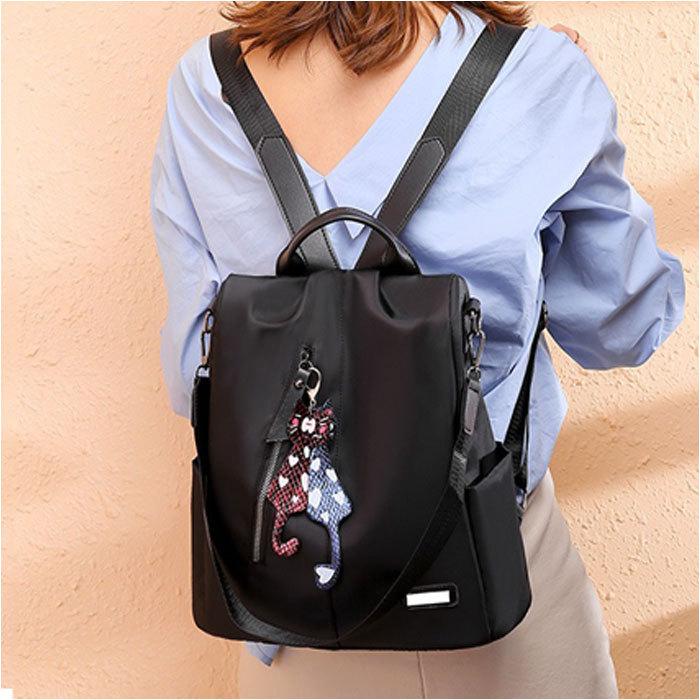 背面ファスナー リュック 防犯 通販 レディース 海外旅行 ショルダー
