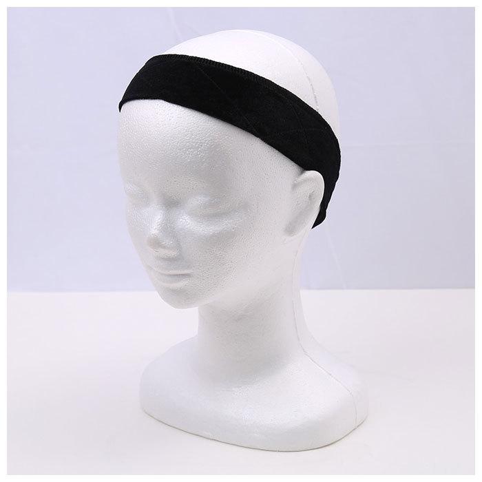 ウィッグ 通販 固定 バンド 1本 ズレ防止 固定力アップ インナーキャップ アンダーキャップ かつら エクステ グリップ ブラック ブラウン ウィッグ | ブランド登録なし | 07