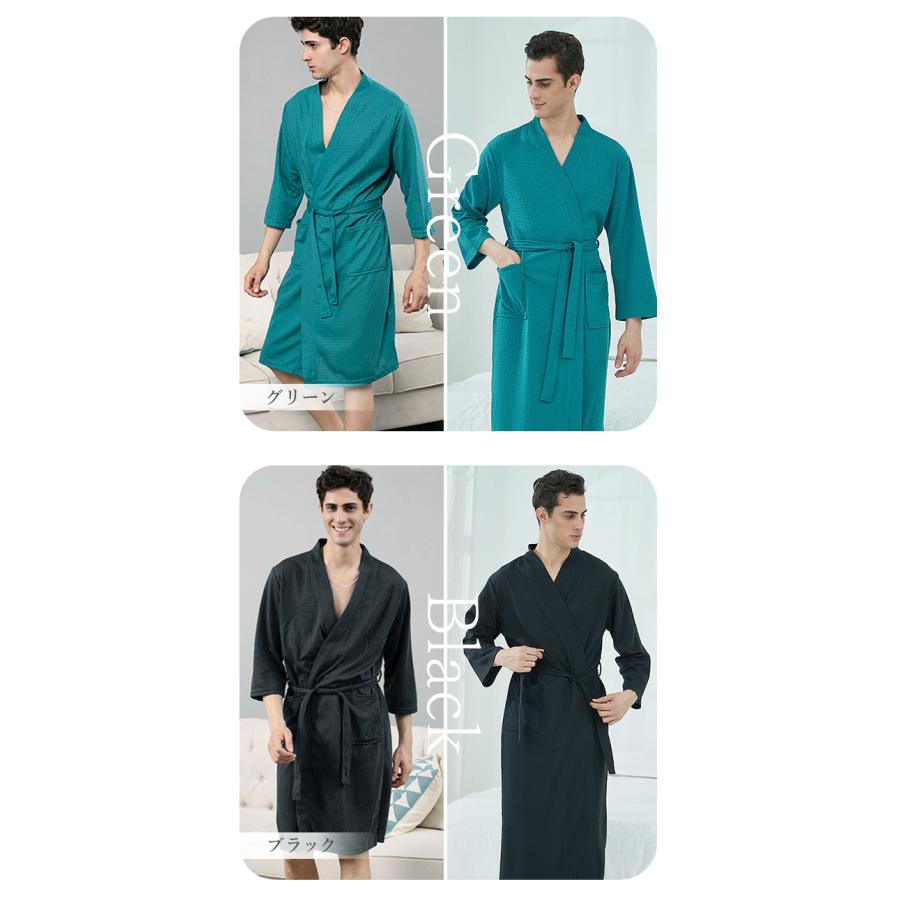 バスローブ レディース メンズ 通販 ガウン 湯上り 着 ナイトガウン 部屋着 ナイトウェア ルームウェア ワンオペ ママ ホームウェア パジャマ 薄手  バスローブ | ブランド登録なし | 18