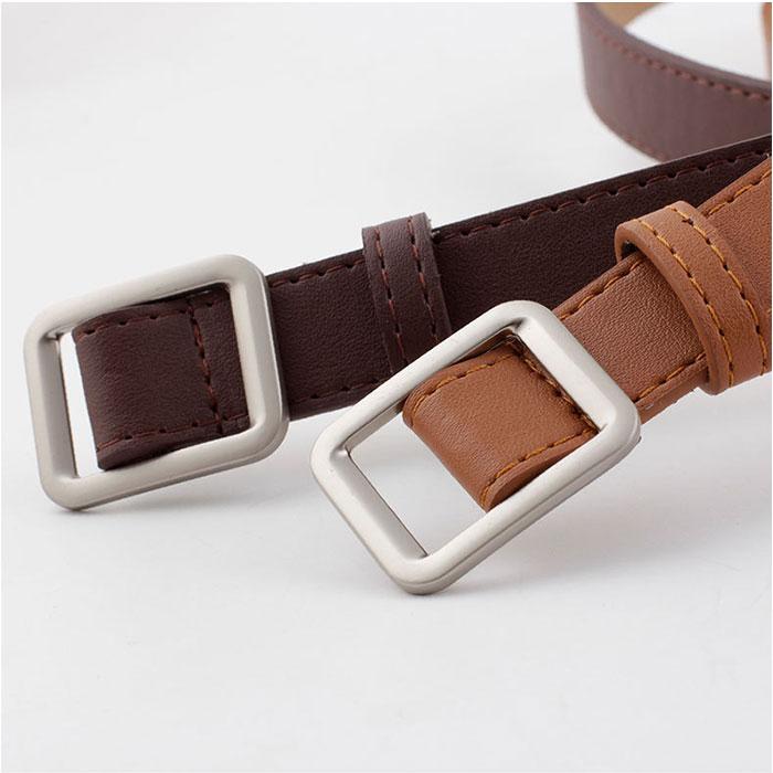 ベルト 穴なし 通販 穴無しベルト 穴なしベルト フェイクレザーベルト スクエア 穴無し フェイクレザー 合成皮革 合皮 調節可能 耐久性 カジュアル ベルト | BACKYARD FAMILY | 16