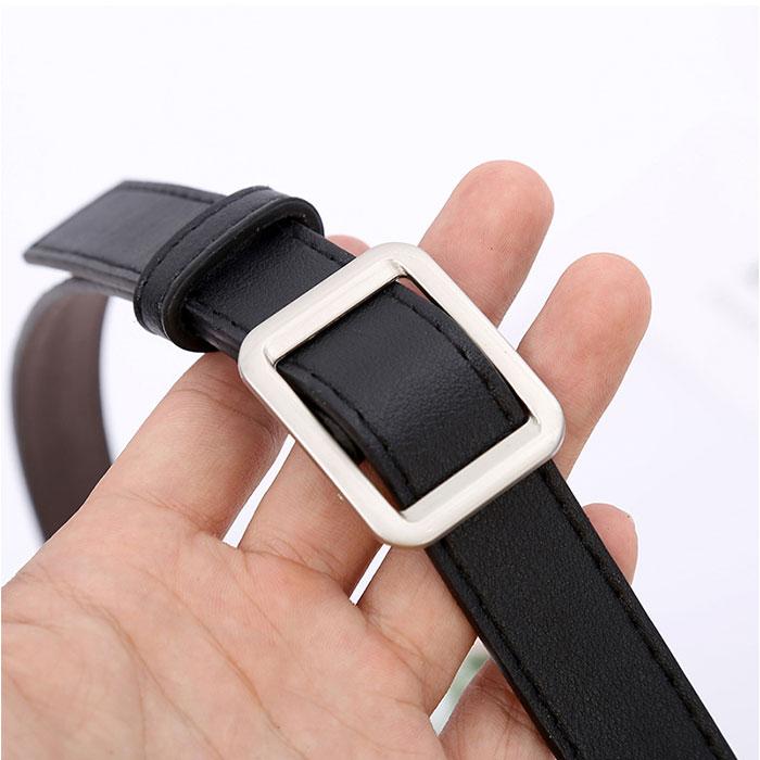 ベルト 穴なし 通販 穴無しベルト 穴なしベルト フェイクレザーベルト スクエア 穴無し フェイクレザー 合成皮革 合皮 調節可能 耐久性 カジュアル ベルト | BACKYARD FAMILY | 18