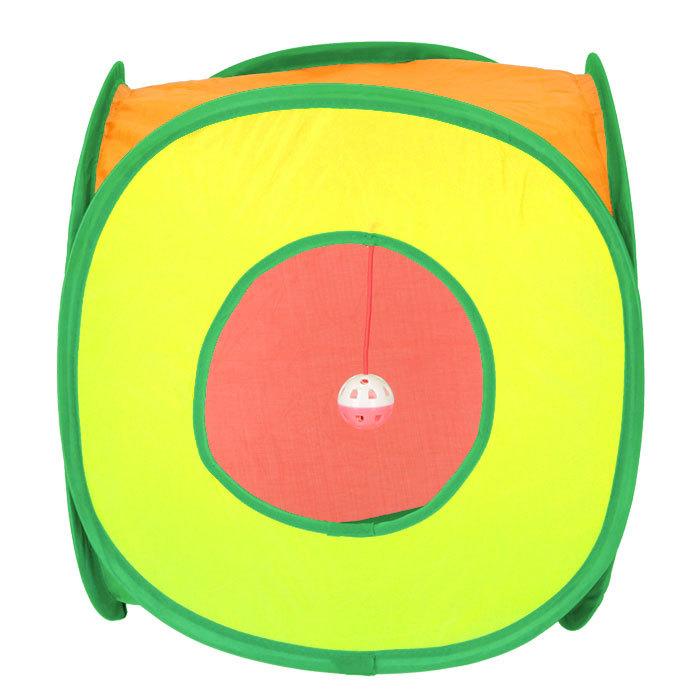 猫 トンネル 通販 おもちゃ 一人遊び 玩具 猫用 ねこ ネコ 折りたたみ キャットハウス 折り畳み テント ドーム キャットトンネル かわいい インテリア 雑貨 猫 | ブランド登録なし | 03