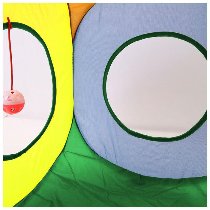 猫 トンネル 通販 おもちゃ 一人遊び 玩具 猫用 ねこ ネコ 折りたたみ キャットハウス 折り畳み テント ドーム キャットトンネル かわいい インテリア 雑貨 猫 | ブランド登録なし | 08