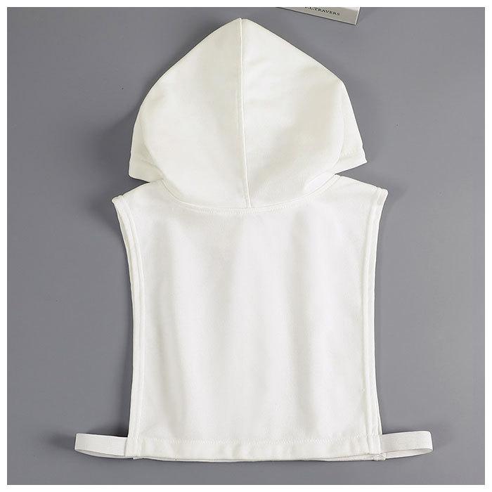 つけ襟 通販 フード付き フード付き襟 フード付き付け襟 レディース パーカー襟 付け襟 襟 付け衿 カジュアル レイヤード 重ね着 レッド フェイクカラー つけ襟 | ブランド登録なし | 04