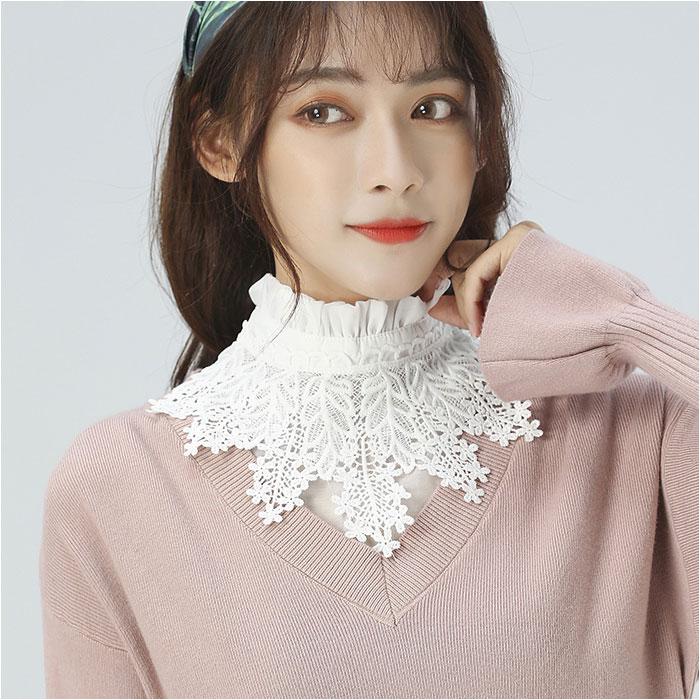 新商品★フリルレース重ね襟／9番 新商品☆フリルレース重ね襟／9番