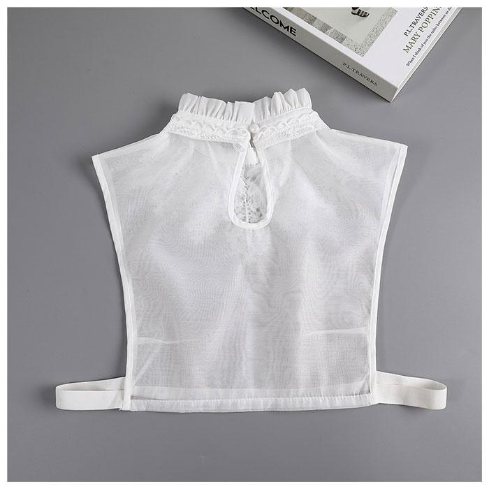 つけ襟 レース 通販 花柄 ブラウス付け襟 付け衿 付け襟 フリル レディース 重ね着 レイヤード 無地 レースつけ襟 小物 フリル付き かわいい おしゃれ つけ襟 |  | 09