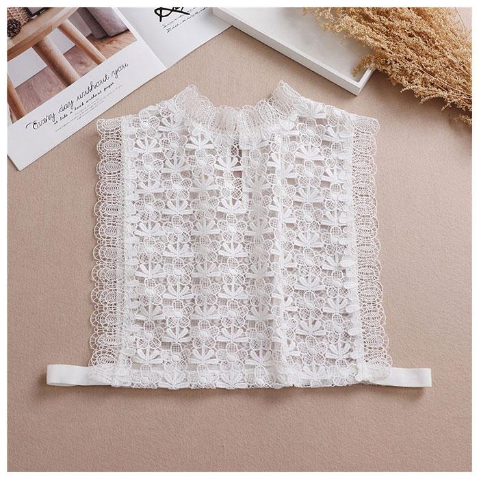 つけ襟 レース 通販 付け襟 フリル つけえり 重ね着 レイヤード スタンドカラー レディース ファッション ブラック ホワイト 秋 冬 韓国 おしゃれ つけ襟 |  | 08