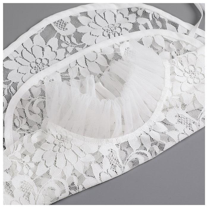 つけ襟 レース 通販 付け襟 フリル つけえり 重ね着 レイヤード スタンドカラー レディース ファッション 小物 蓮の葉 ピンク ブラック ホワイト つけ襟 |  | 03