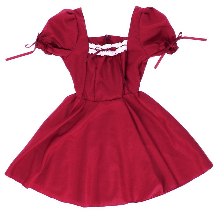 メイド服 可愛い 通販 コスプレ 衣装 女性 ワンピース ドレス メイド 半袖 ミニスカート エプロン カチューシャ セット フリル 膝丈 リボン チョーカー メイド服 |  | 07