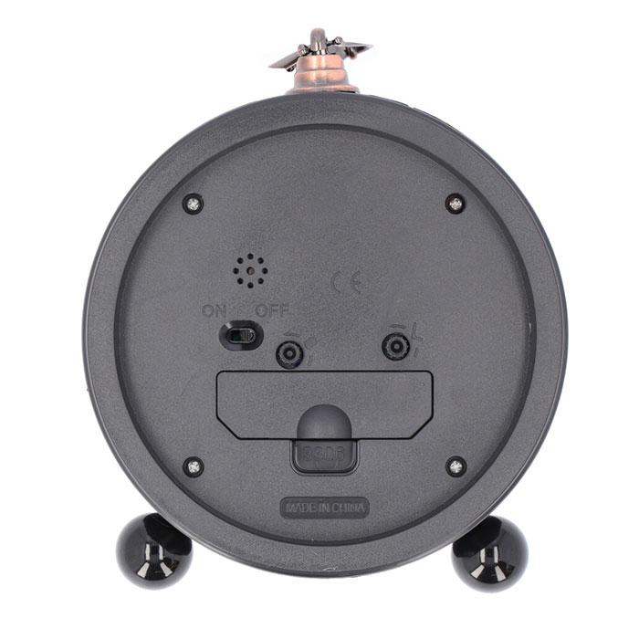 置き時計 通販置き時計 アナログ 置時計 目覚まし時計 アラーム 時計 おしゃれ アンティーク調 木目調 静音 アラームクロック 電池式 クラシック調 置き時計 | ブランド登録なし | 08