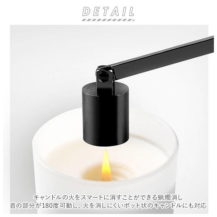 キャンドルスナッファー ローソク消し ろうそく消し 長さ約30cm 赤 ろうそく消し 通販 キャンドルスナッファー 蝋燭火消し ロウソク消し