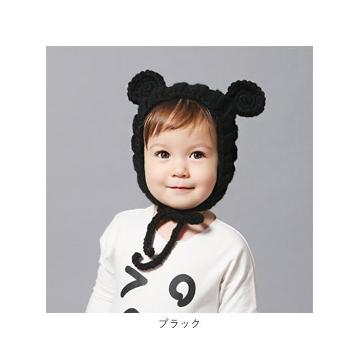 ベビー 通販ベビー 帽子 冬 耳付き 子供 赤ちゃん ニット帽 女の子 男の子 くま 新生児 かわいい おしゃれ リブ編み あったか ベビー帽子 キッズ帽子 ベビー |  | 09
