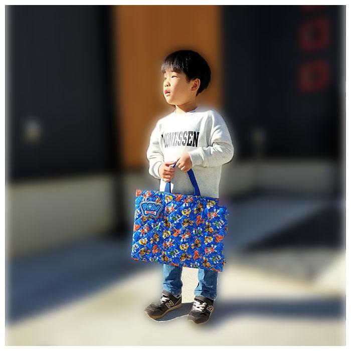 レッスンバッグ キッズ 通販 通園バッグ トートバッグ キルティング キャラクター グッズ キティ マイメロ リトルツインスターズ パウパトロール | リトルツインスターズ | 17